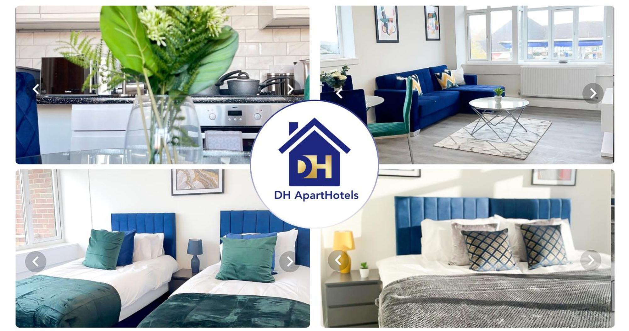 2 Bedroom Apartment - Flitwick - Contractor Friendly - Tourist Ready - Full Kitchen - Wifi - Smart Tv - Sofa Bed - Free Parking - Ideal For Short Or Long Stays Ngoại thất bức ảnh